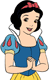 Snow White with her hands clasped