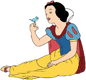 Snow White, bird