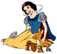 Snow White, animals