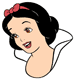 Snow White's face