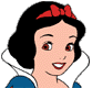 Snow White's face