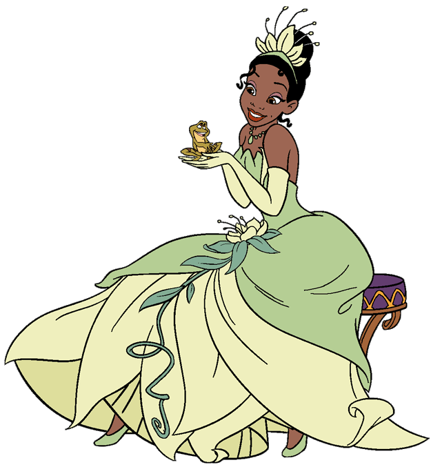 The Princess and the Frog Clip Art