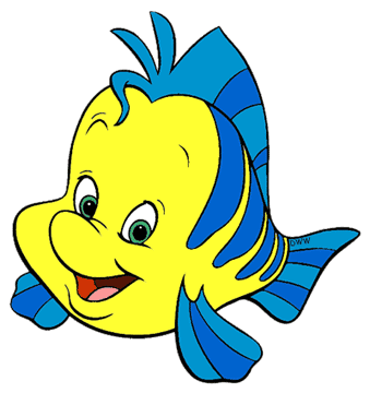 Flounder smiling happily