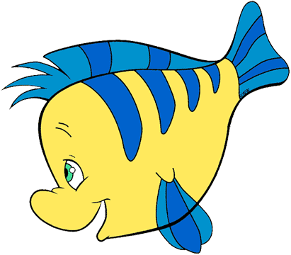 Flounder side view