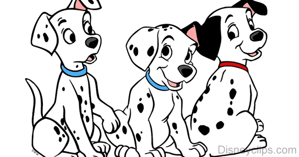 101 Dalmatians Puppies Clip Art 6.