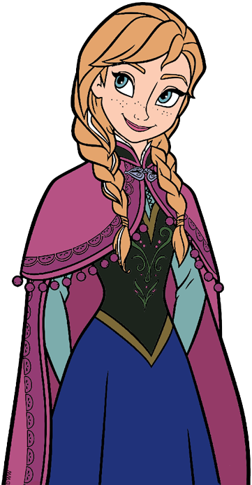 Anna Clip Art from Frozen | Disney Clip Art Galore