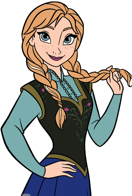 Anna Clip Art from Frozen | Disney Clip Art Galore