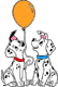 Puppies balloon
