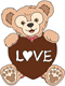 Duffy, chocolate heart