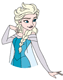 Elsa posing