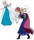 Elsa strikes Anna