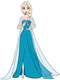 Elsa holding a snowflake between her hands