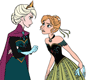 Anna, Elsa arguing