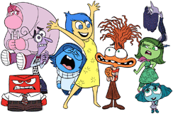Inside Out 2 characters together