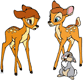 Bambi, Thumper, Faline