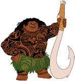 Maui with his magical hook