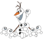 Olaf, snowgies