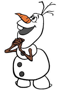 Olaf looking hopeful