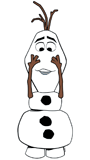 Olaf has no nose