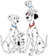 Pongo, Perdita, puppies