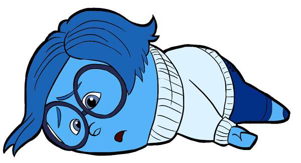 inside out movie sadness clipart