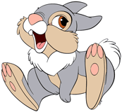 Thumper hopping along