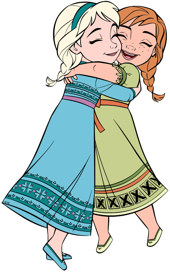 Elsa And Anna Clip Art