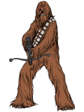Chewbacca with his bowcaster