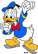 Angry Donald on ice skates