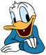 Donald Duck's face