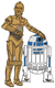 R2D2, C3PO png