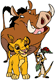 Simba, Timon, Pumbaa