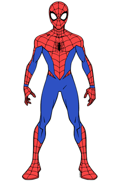 Spider-Man standing