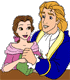Belle, Prince holding hands