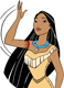 Pocahontas waving