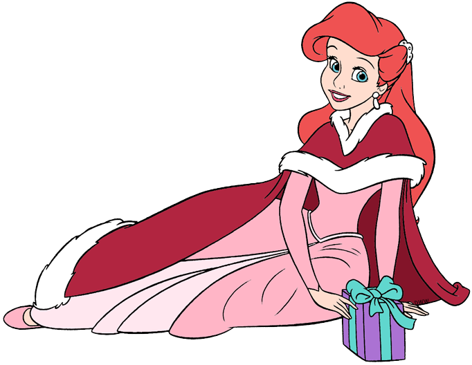 The Little Mermaid Christmas Clip Art Disney Clip Art Galore
