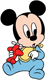Baby Mickey, toy airplane