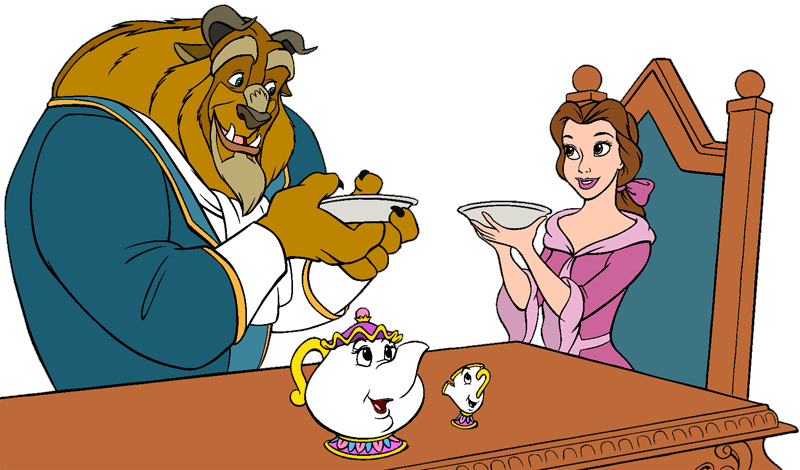 Beauty and the Beast Group Clip Art 2 | Disney Clip Art Galore