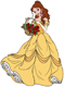 Belle, basket of roses