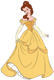 Belle in yellow dress