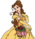 Belle, basket of flowers