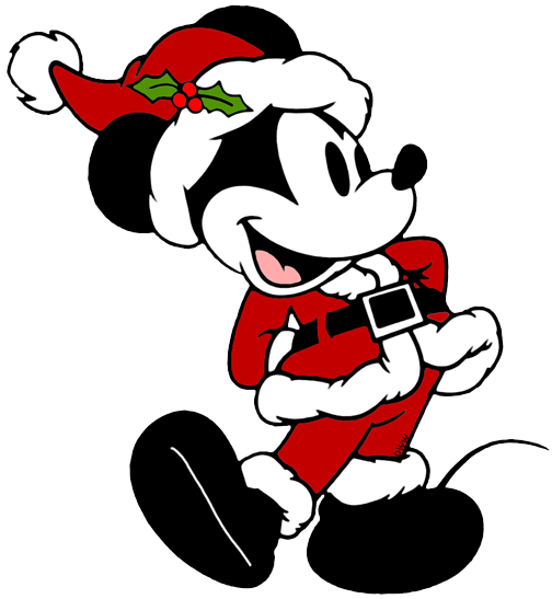 clipart mickey mouse christmas - photo #28