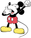 Classic Mickey yawning