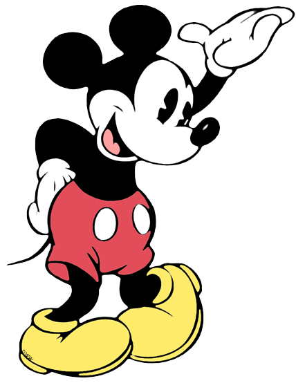 classic mickey mouse clipart - photo #9