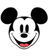 Classic Mickey smiling face