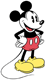Classic Mickey smiling