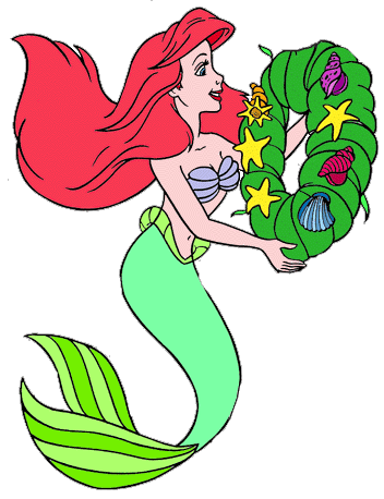 The Little Mermaid Christmas Clip Art | Disney Clip Art Galore
