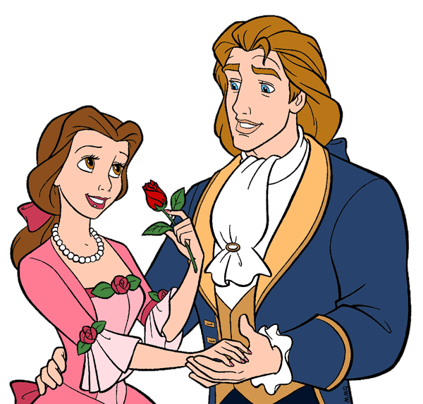 Belle and the Beast Clip Art Disney Clip Art Galore