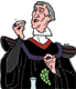 Frollo eating grapes