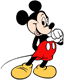Confident Mickey Mouse